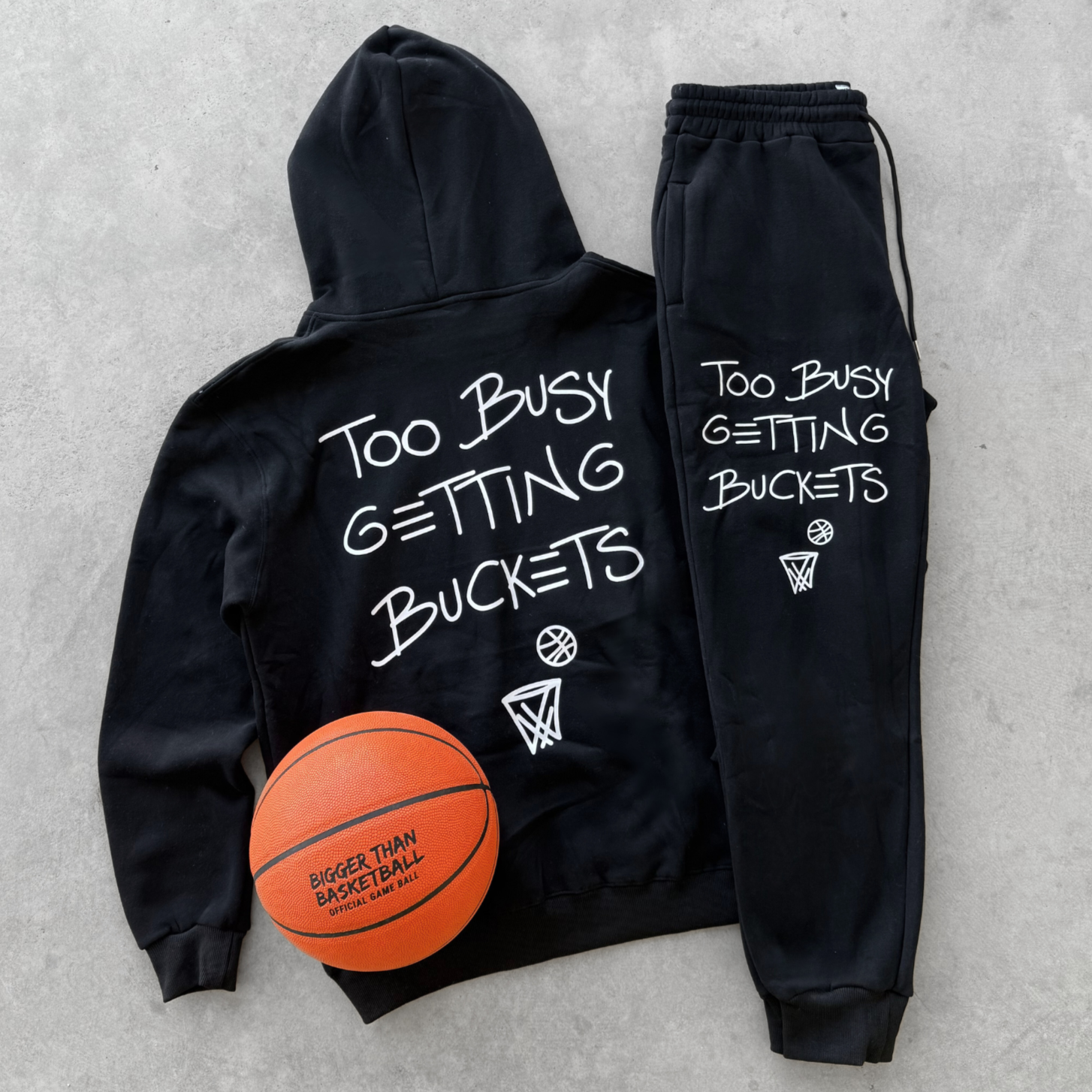 Too Busy Getting Buckets Hoodie