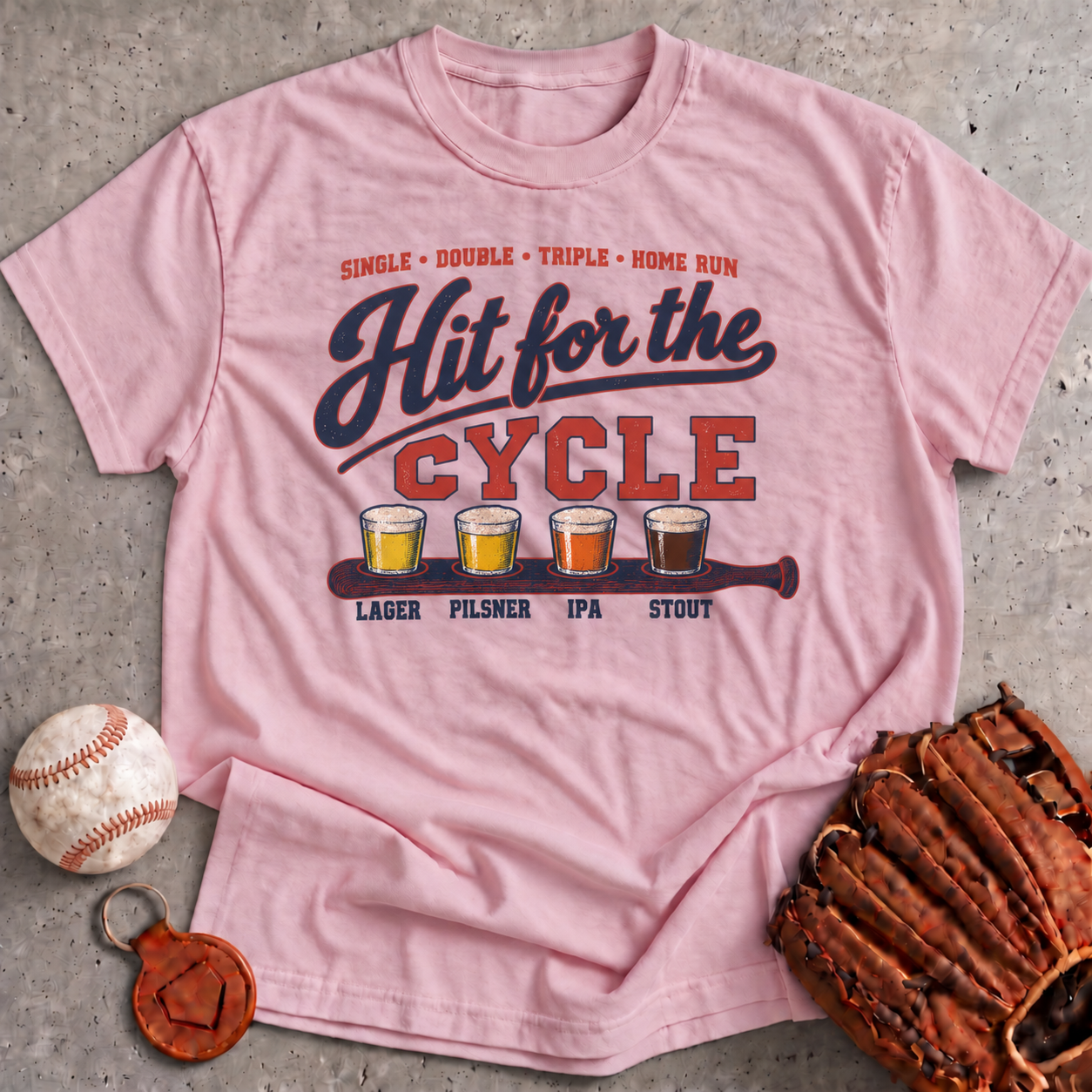 Collection of Hit For The Cycle Beer T-Shirt in a gallery layout