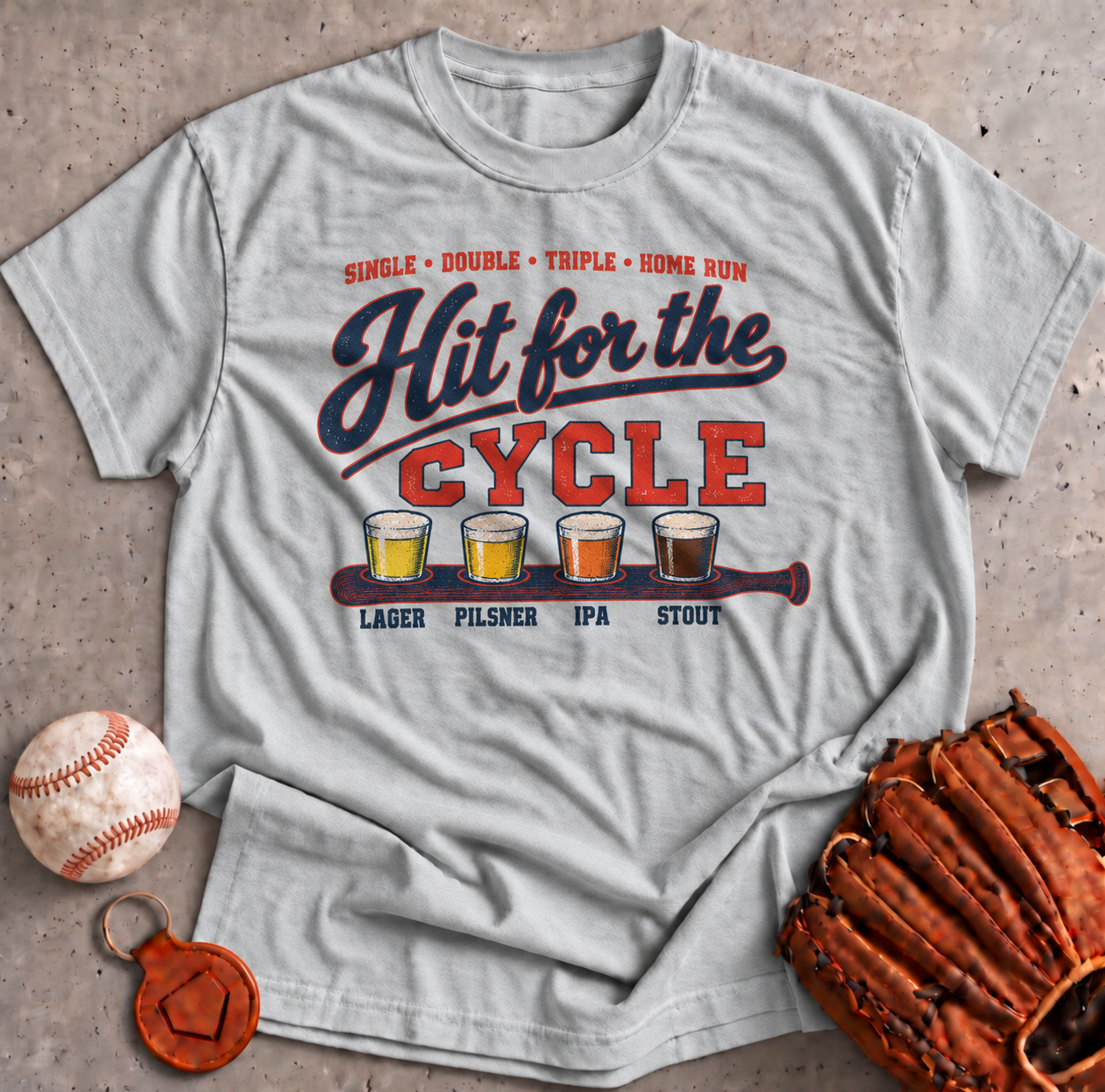Collection of Hit For The Cycle Beer T-Shirt in a gallery layout