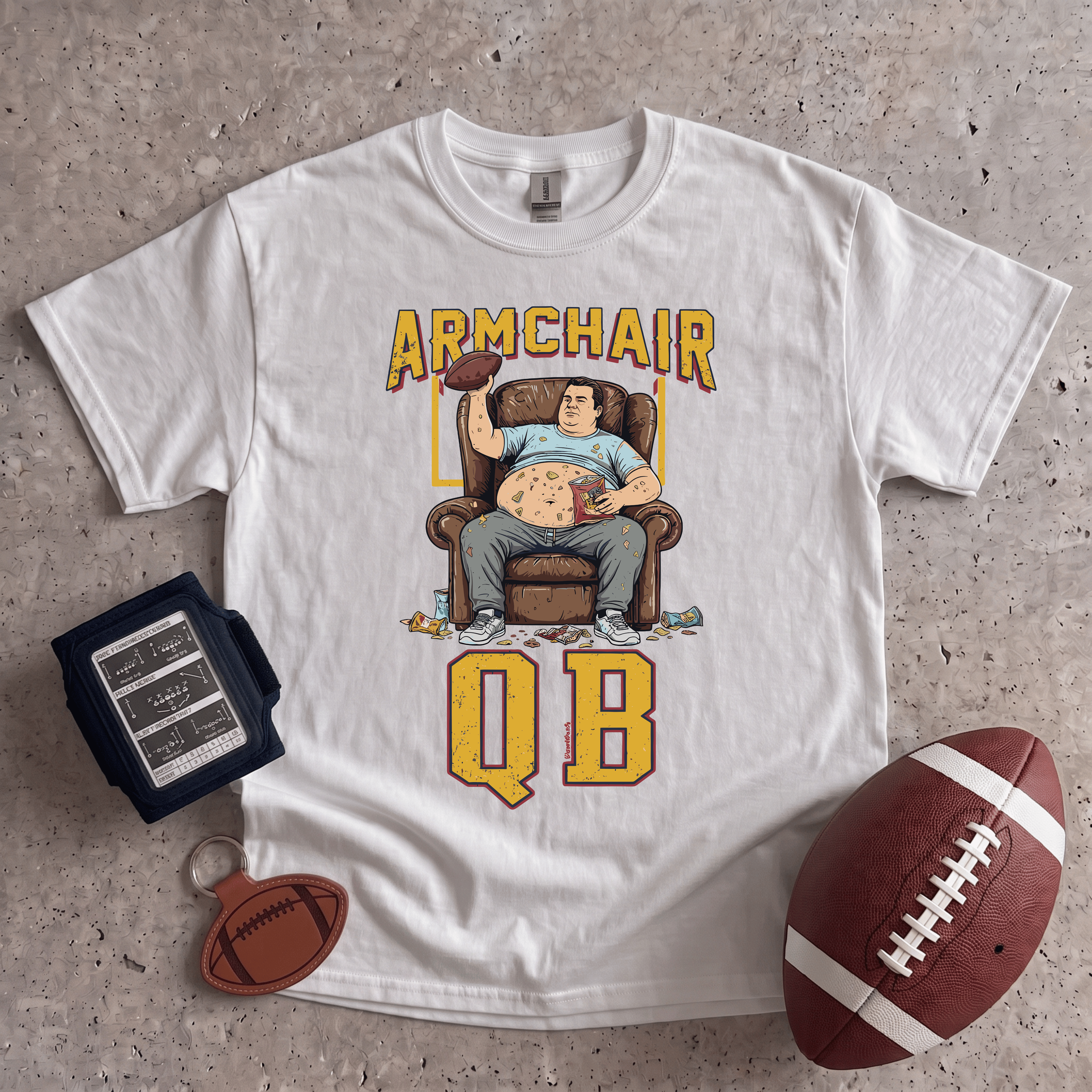 Collection of Armchair QB T-Shirt in a gallery layout