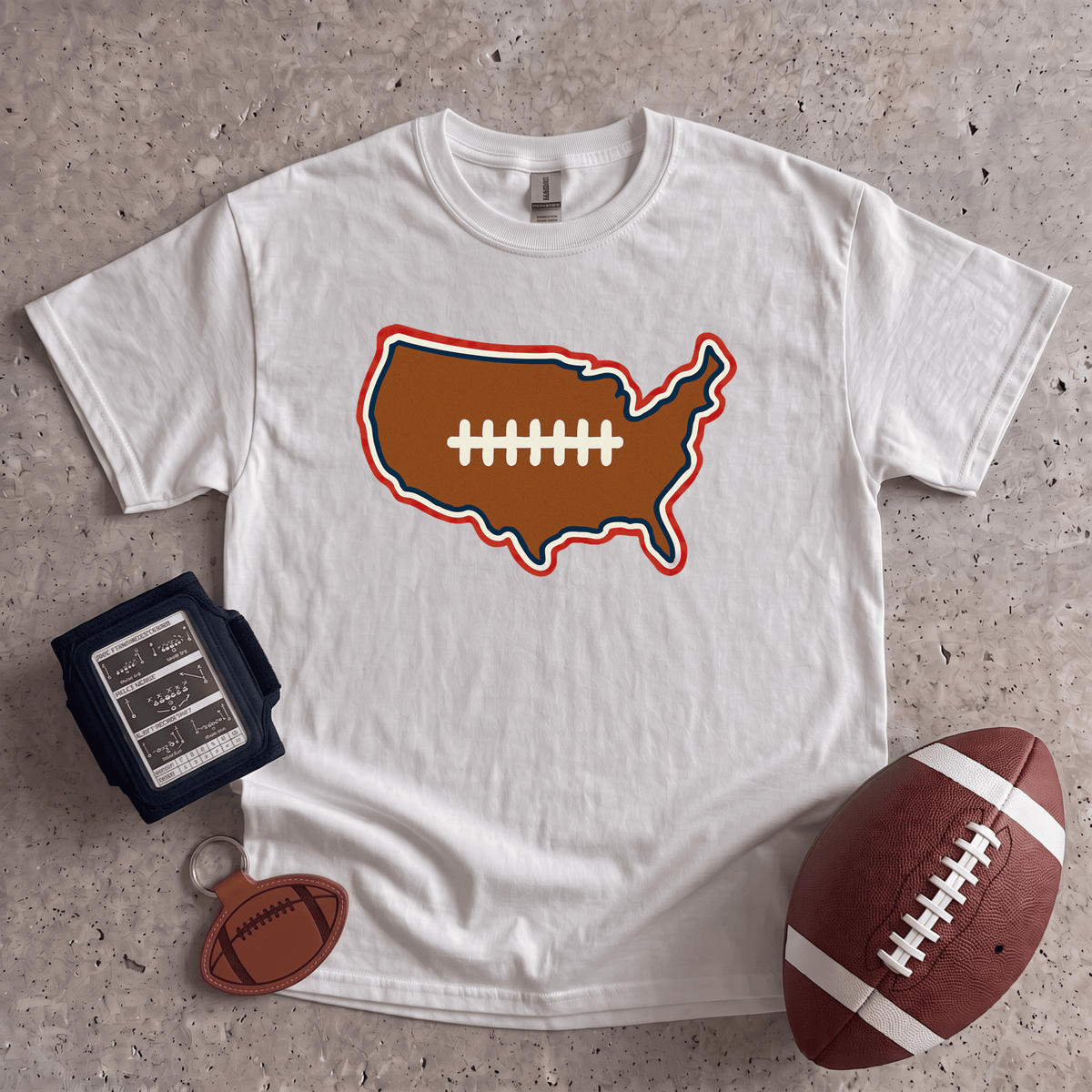 Patriotic Football T-Shirt
