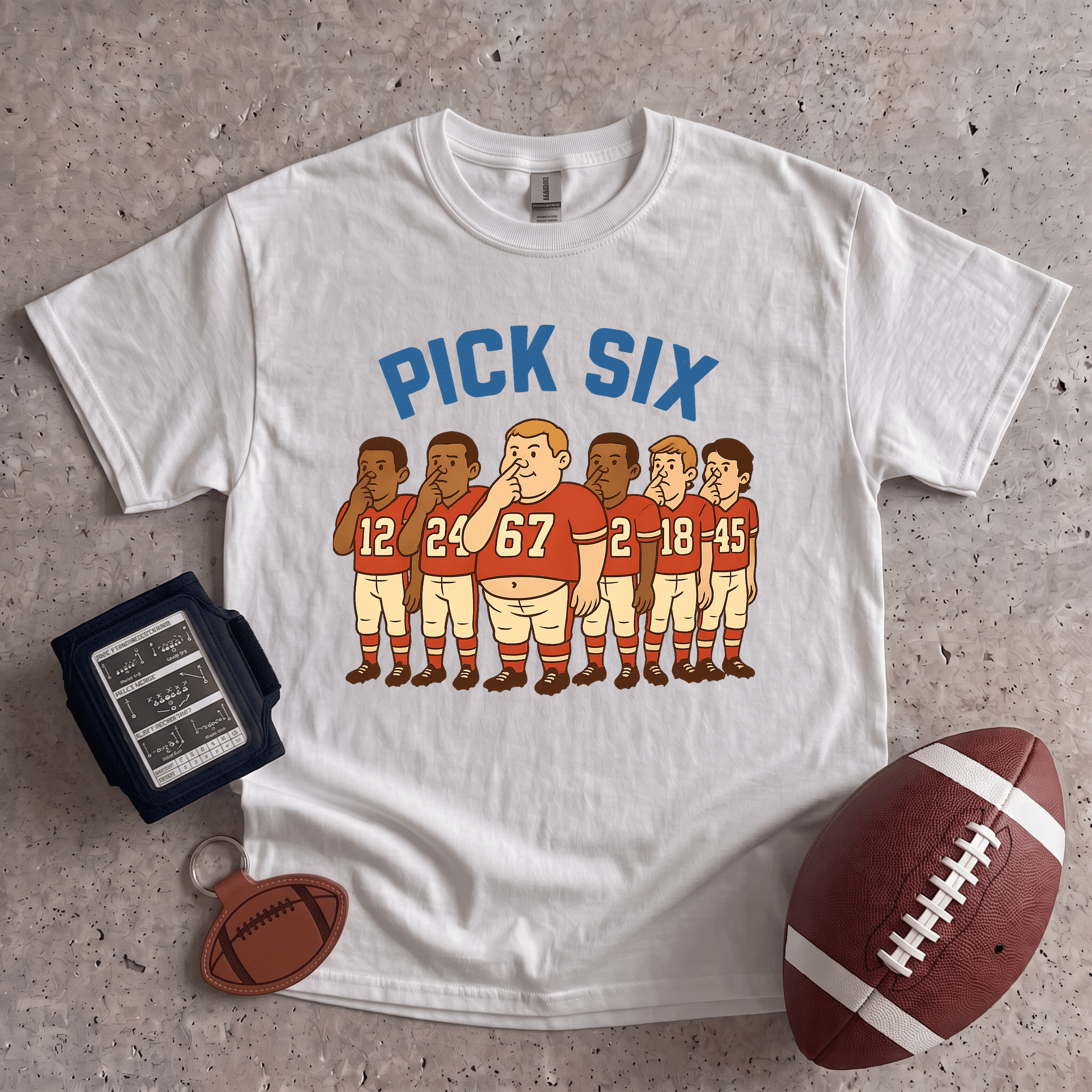 Collection of Pick Six T-Shirt in a gallery layout