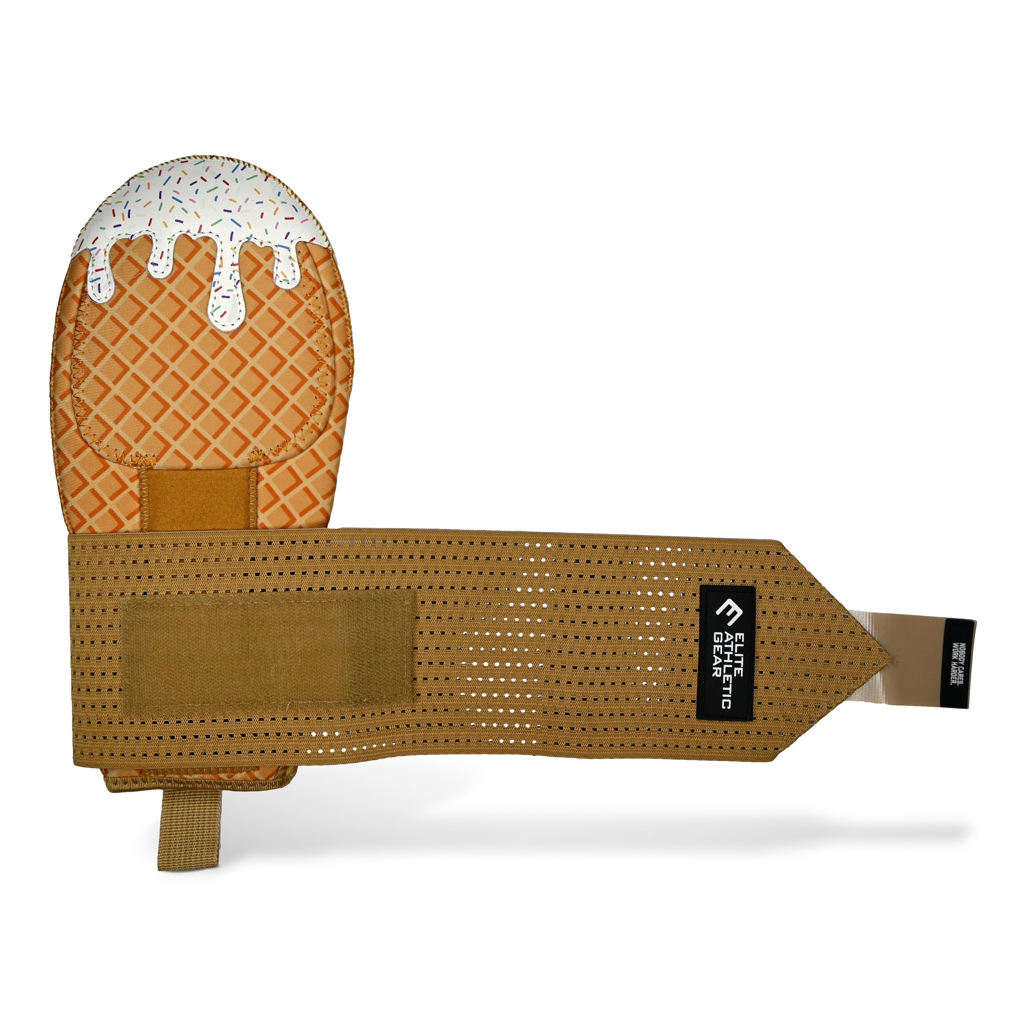 Collection of Oven mitt with waffle pattern on a white background in a gallery layout