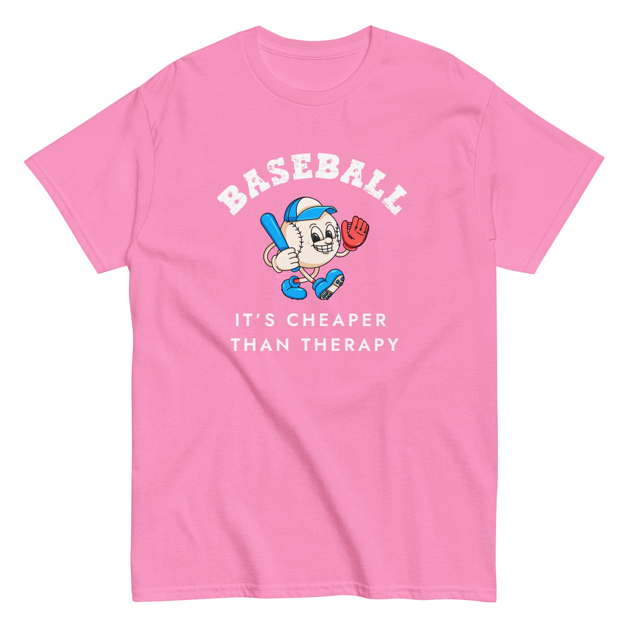 Collection of It's cheaper than therapy baseball shirt in a gallery layout
