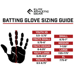 Collection of Faith Cross White Batting Gloves in a gallery layout