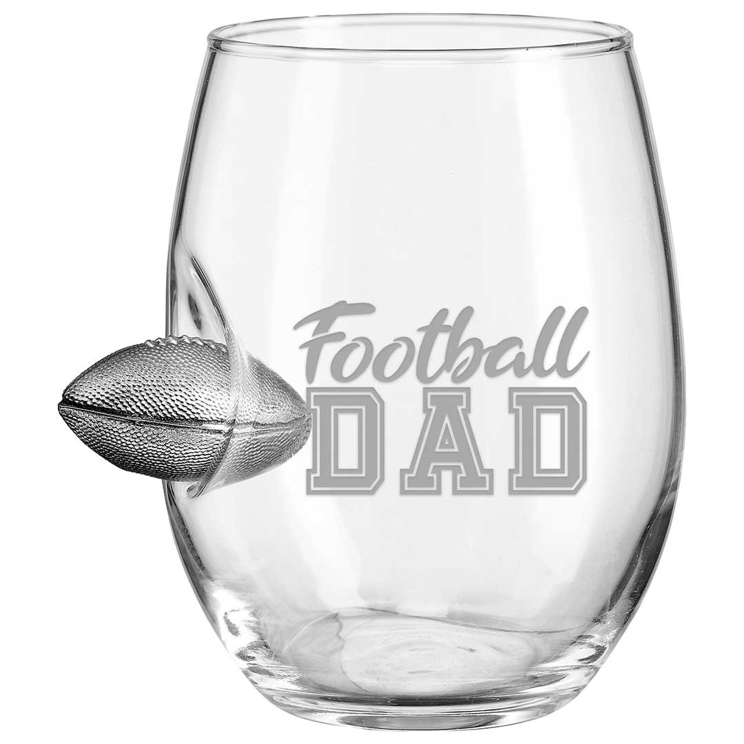 Collection of BenShot "Football Dad" Glasses in a gallery layout