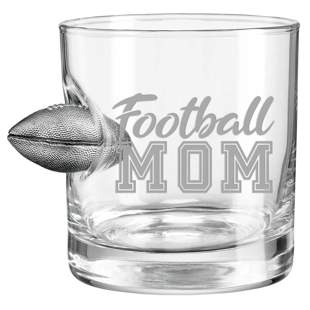Collection of BenShot "Football Mom" Glasses in a gallery layout