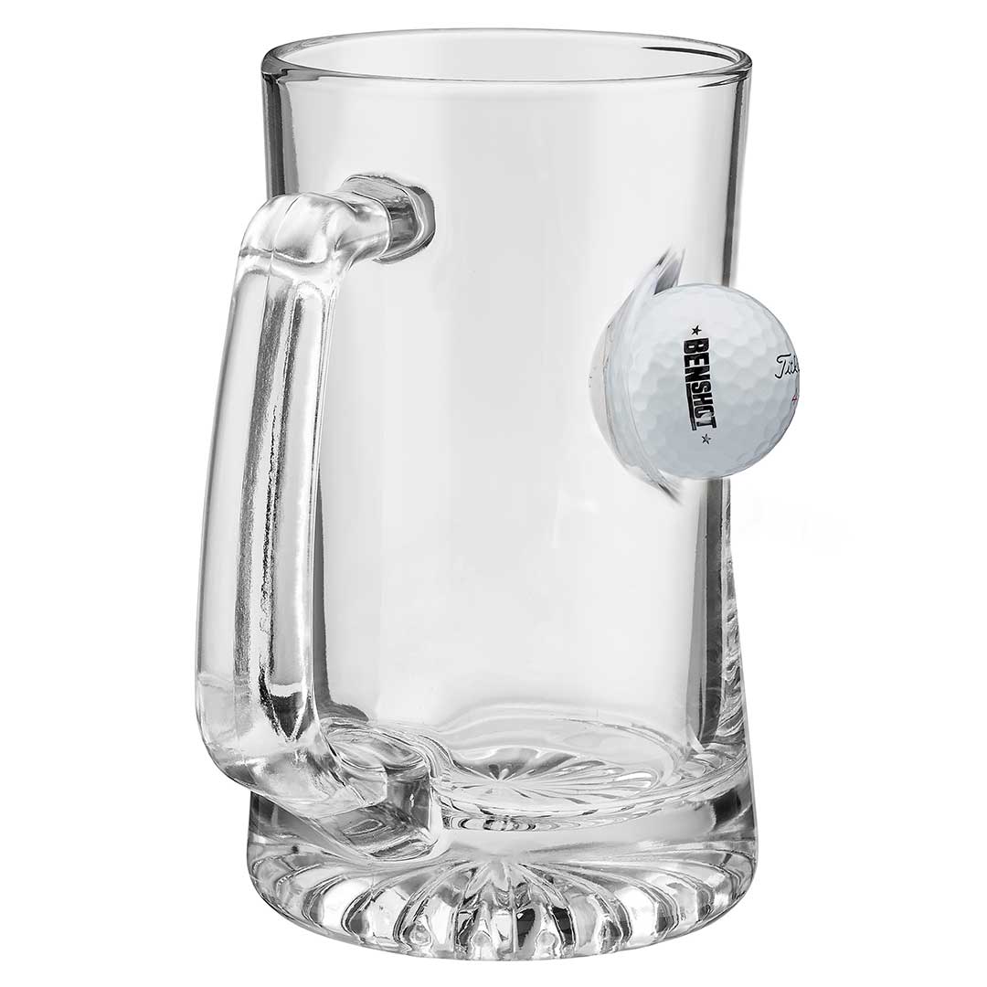 Collection of BenShot Golf Ball Glasses in a gallery layout