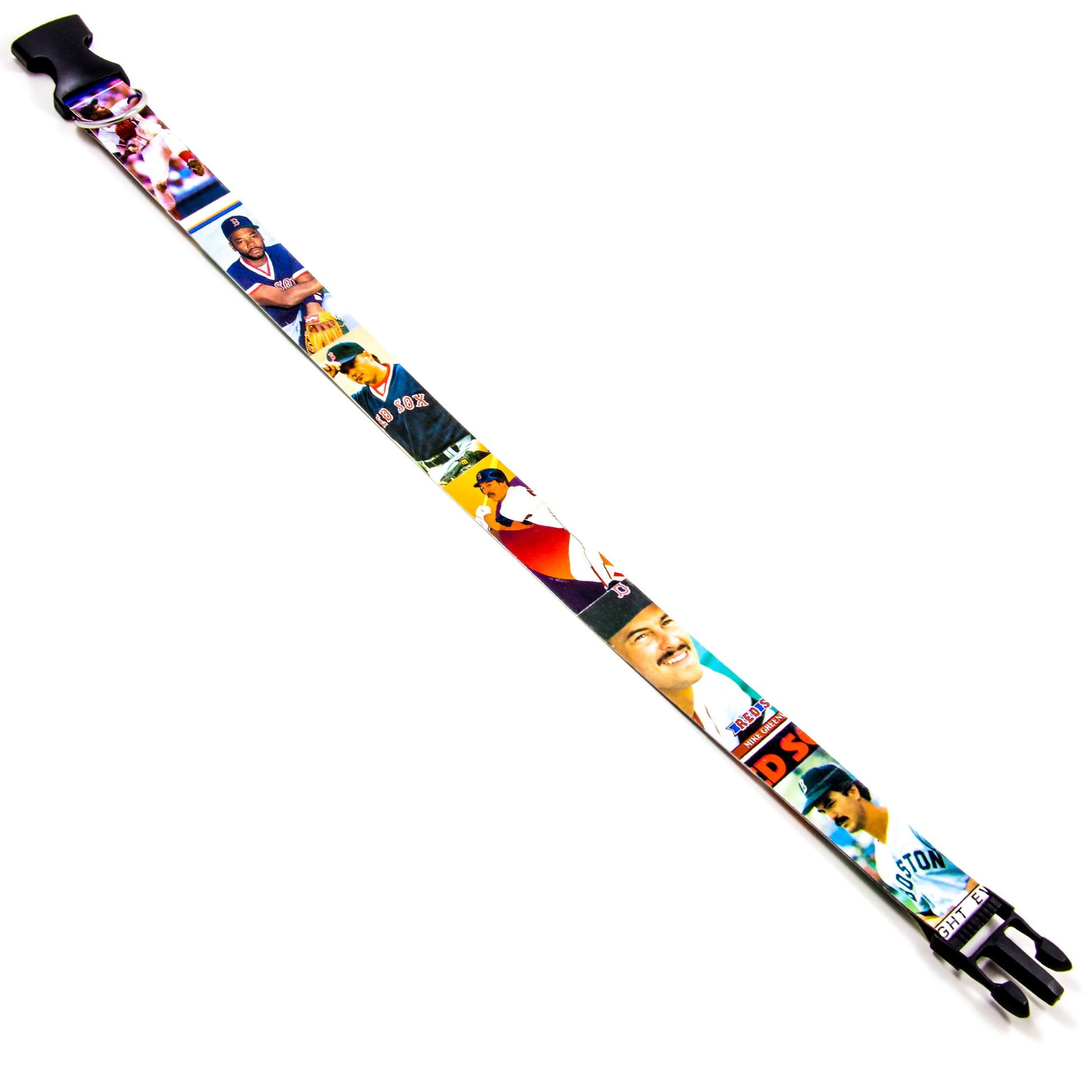 baseball cards themed dog collar