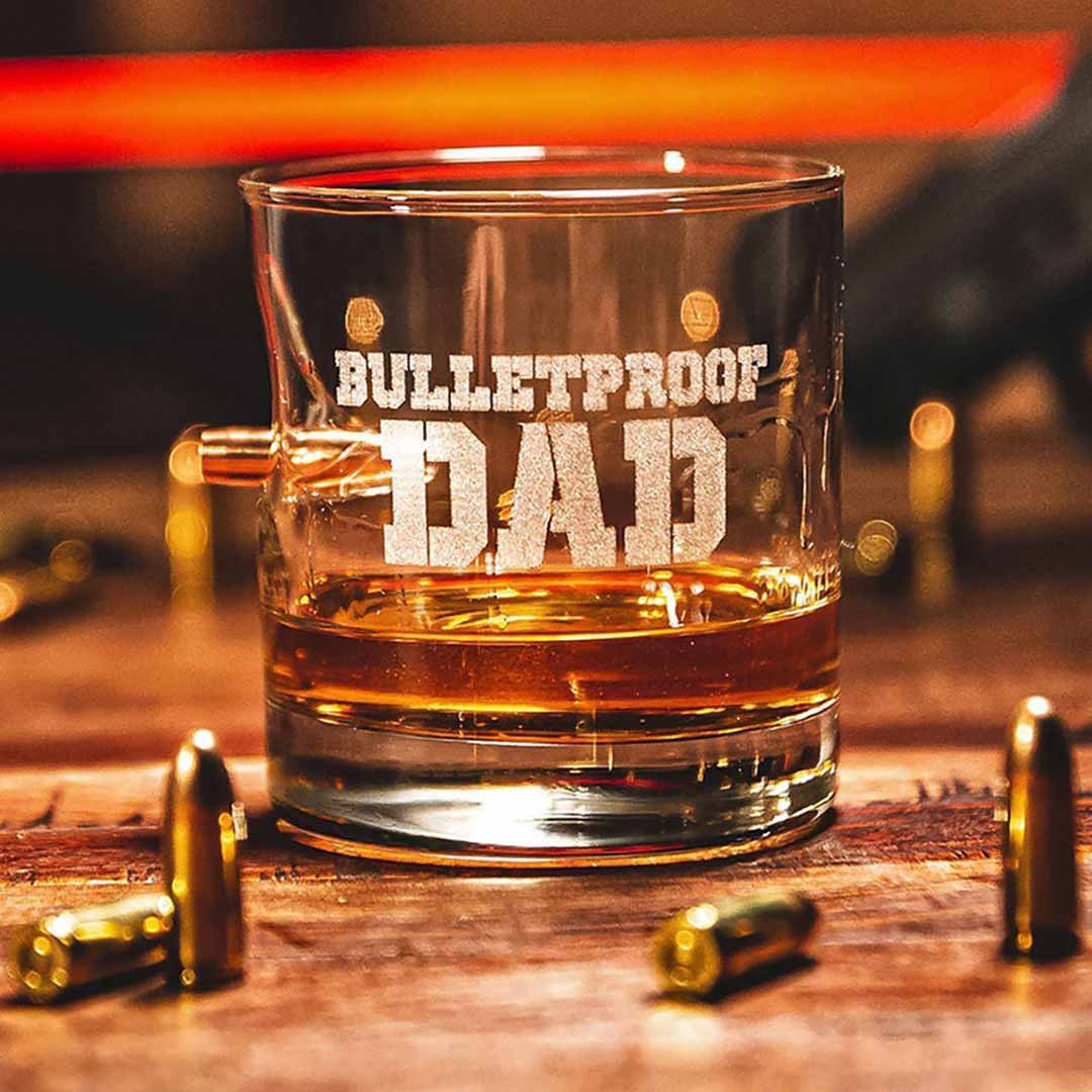 Collection of "Bulletproof Dad" Glasses in a gallery layout