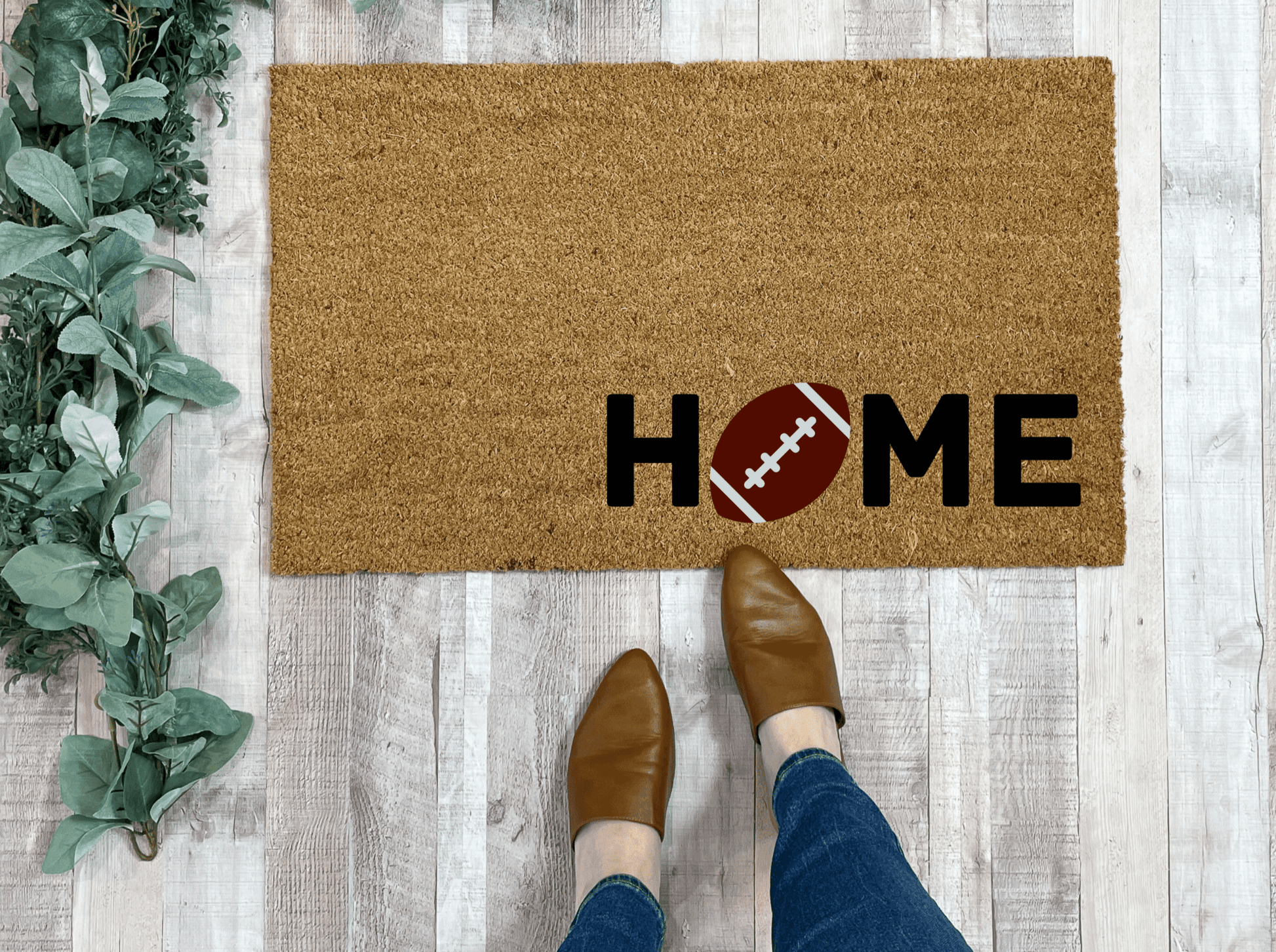 Football Welcome Mat