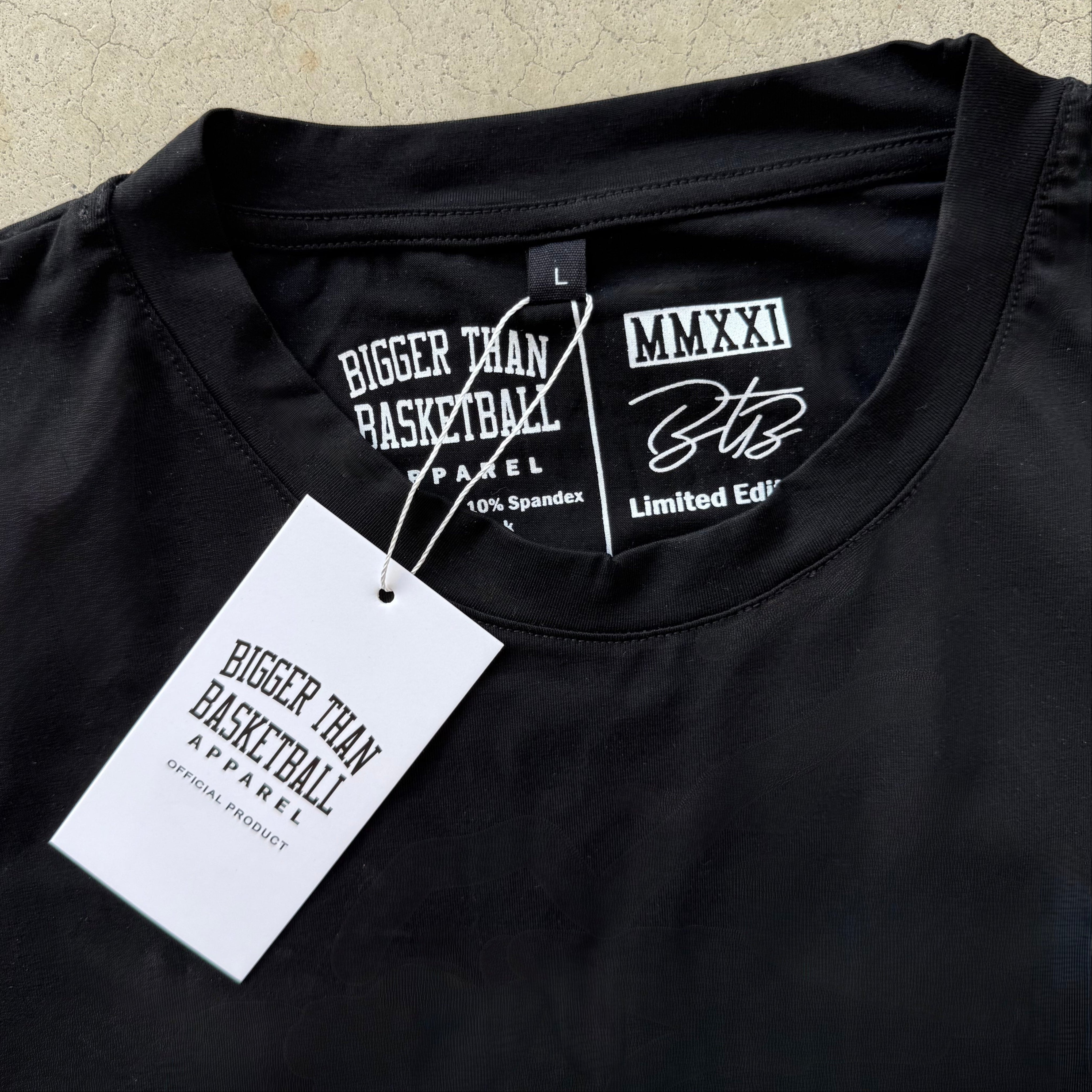 Collection of Bigger Than Basketball T-Shirt Black in a gallery layout