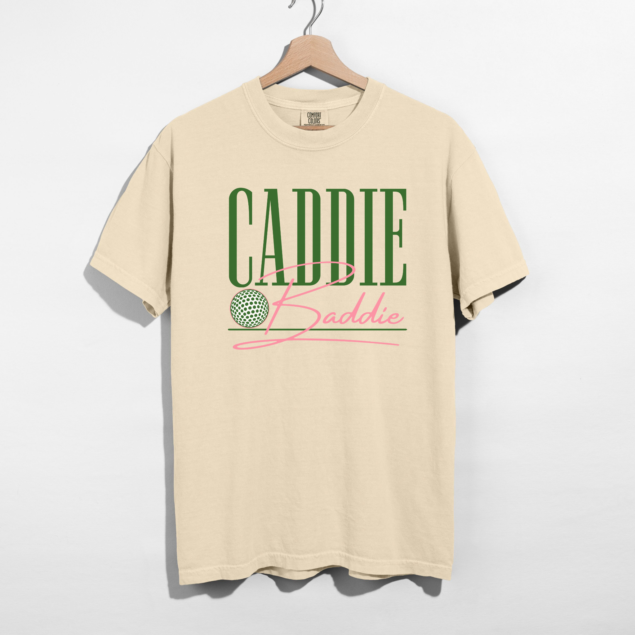 Collection of Caddie Baddie Graphic Tee | Cute Golf Shirt for Women in a gallery layout
