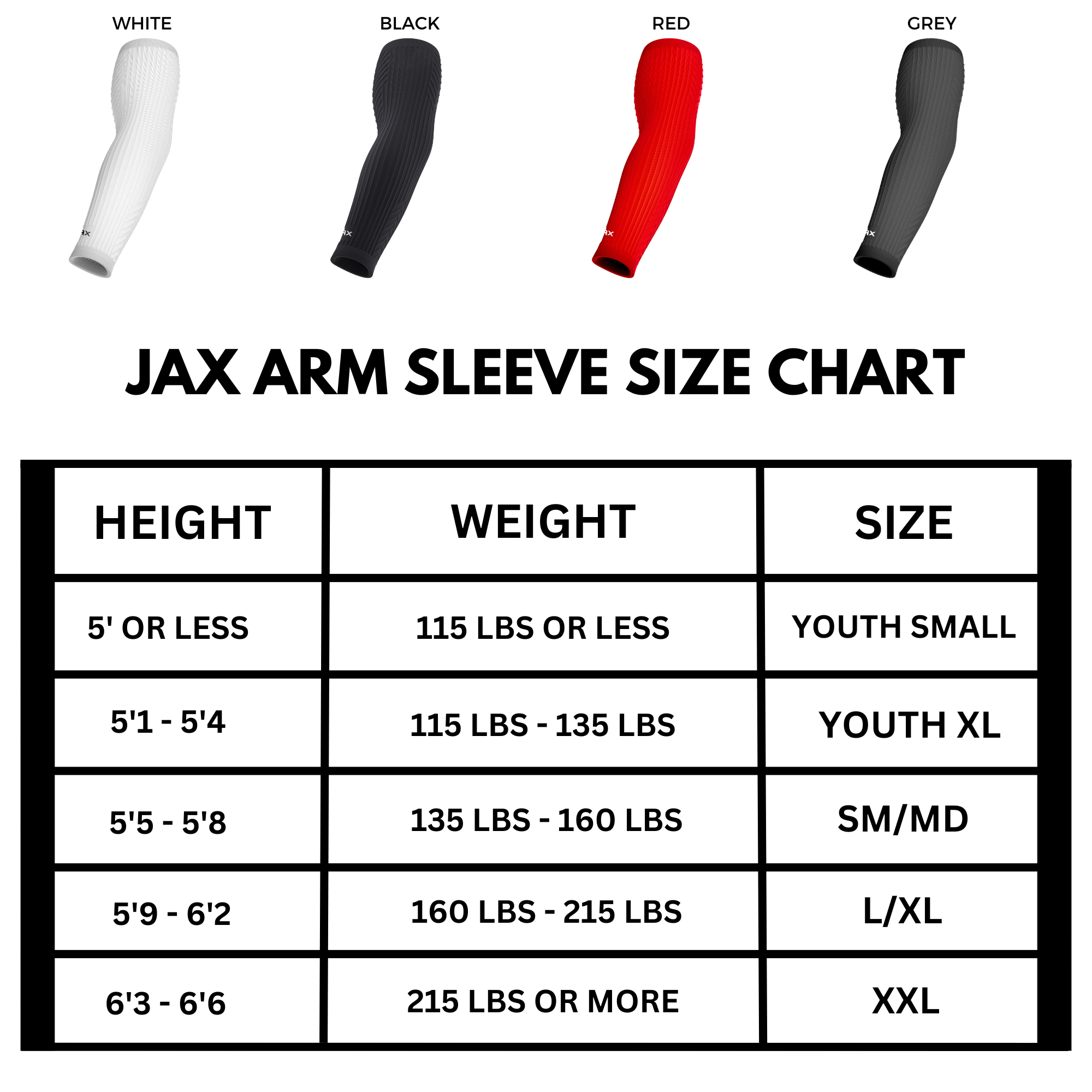 Collection of Jax Restore Recovery Premium Arm Sleeve - White in a gallery layout