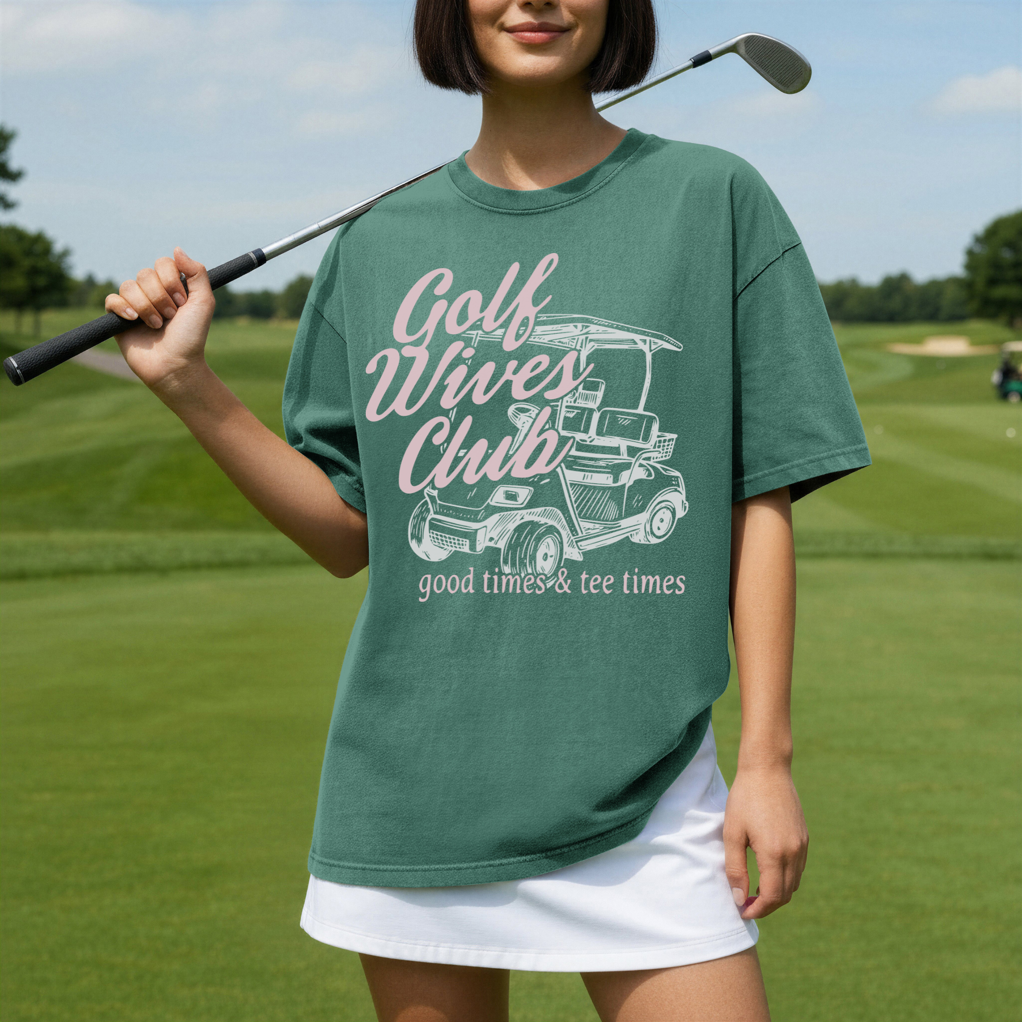 Collection of Golf Wives Club Graphic Tee in a gallery layout