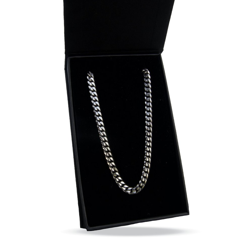 Collection of 6mm Cuban Link Chain Necklace in a gallery layout