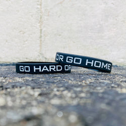 Collection of Go Hard Or Go Home Wristband in a gallery layout