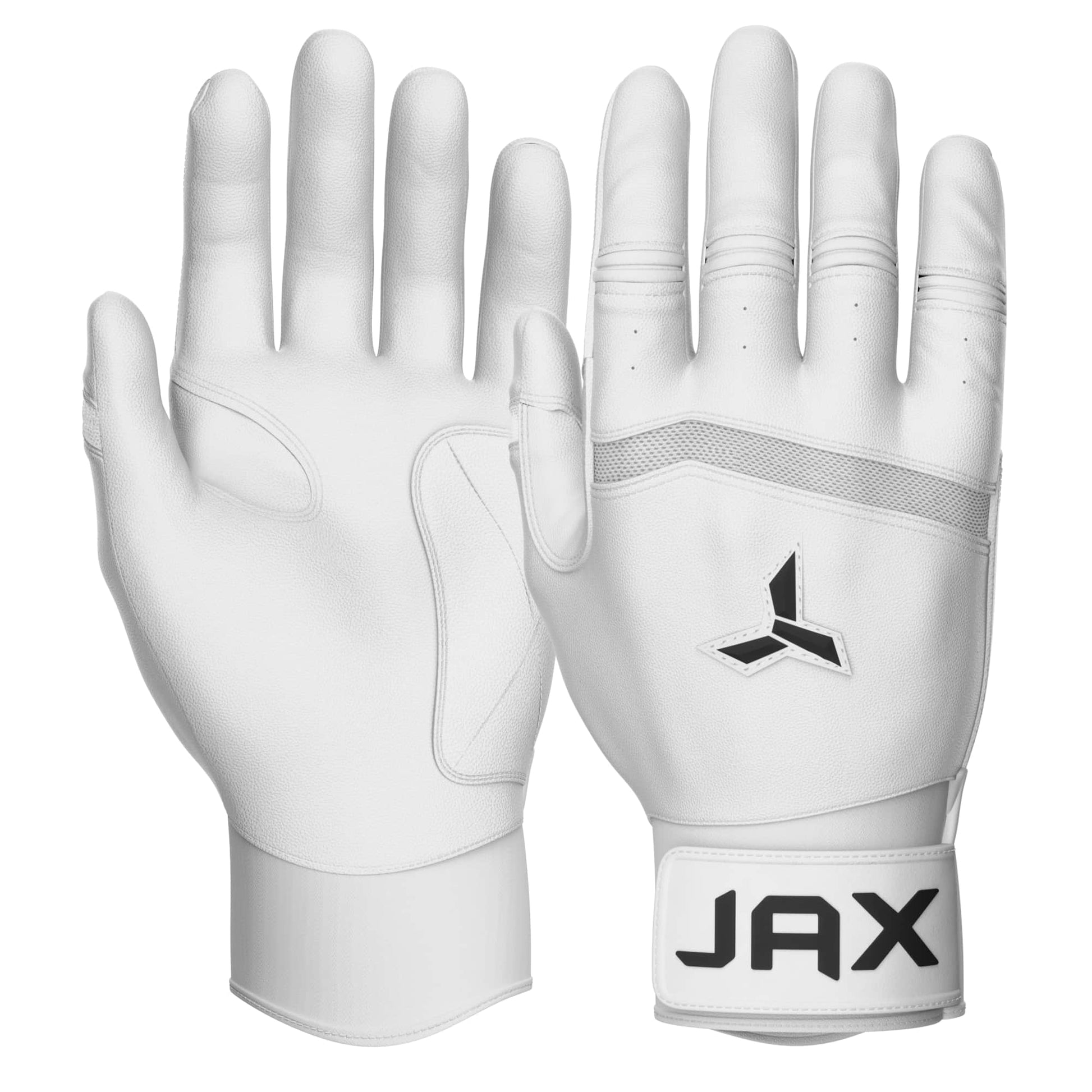 JAX Batting Gloves Platinum White Pro Cuff