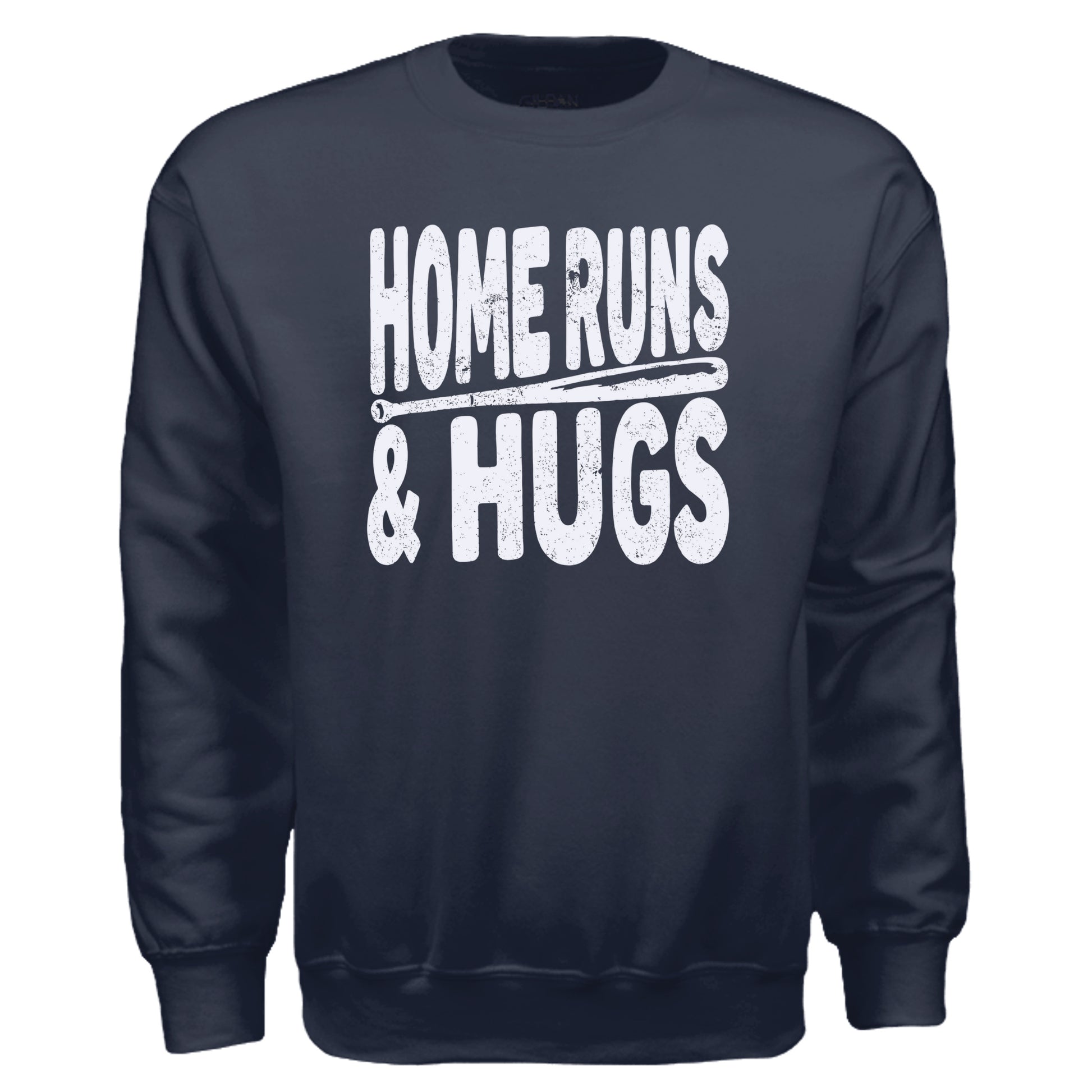 NAVY home runs and hugs baseball mom sweatshirt 