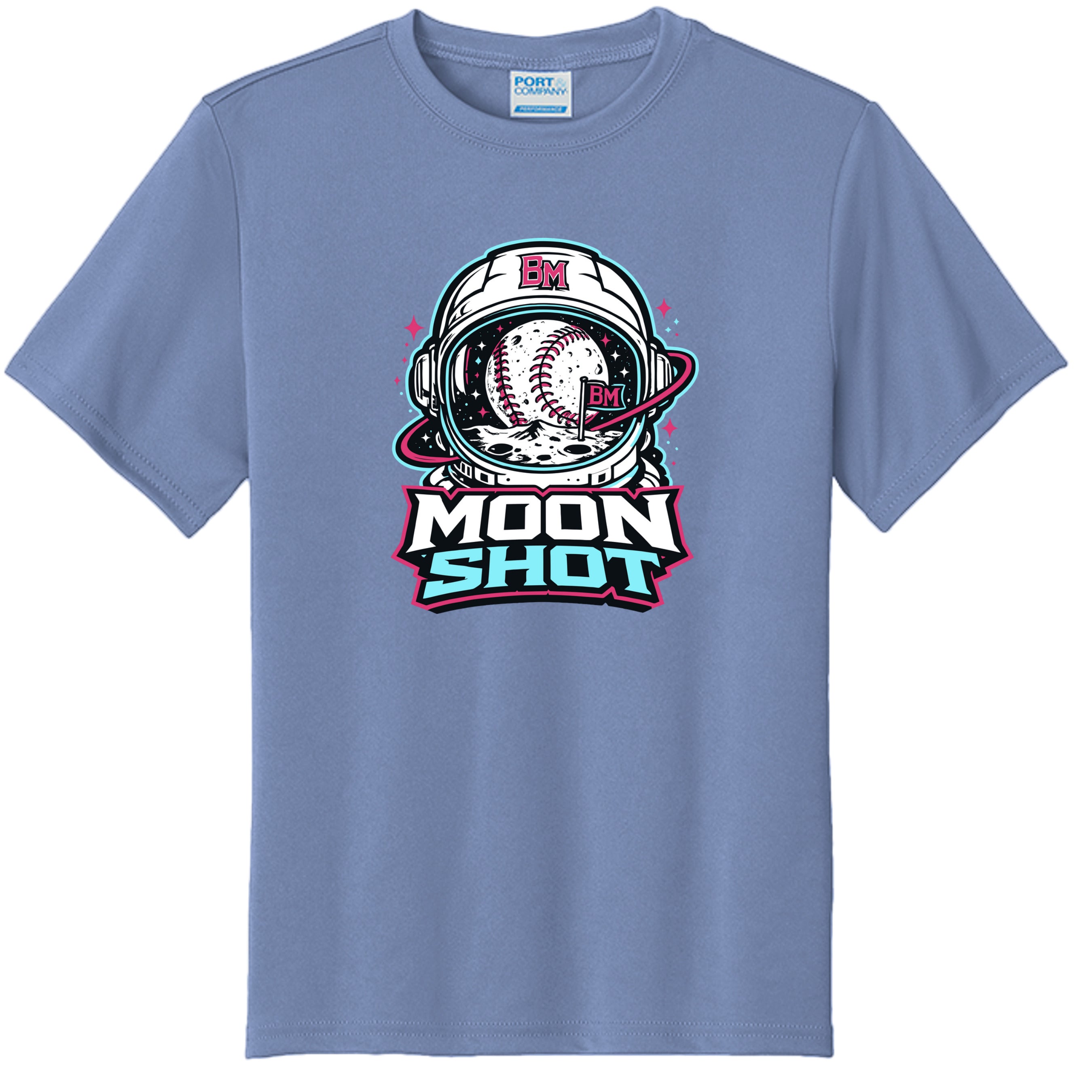 Collection of Carolina Blue moonshot t shirt in a gallery layout