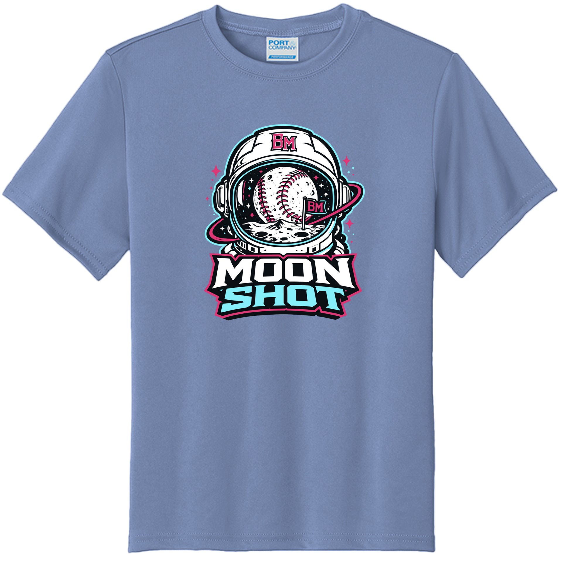 Carolina Blue moonshot t shirt