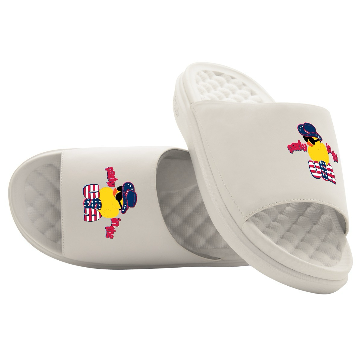 Collection of Party in the USA Rubber Duck Motive in a gallery layout