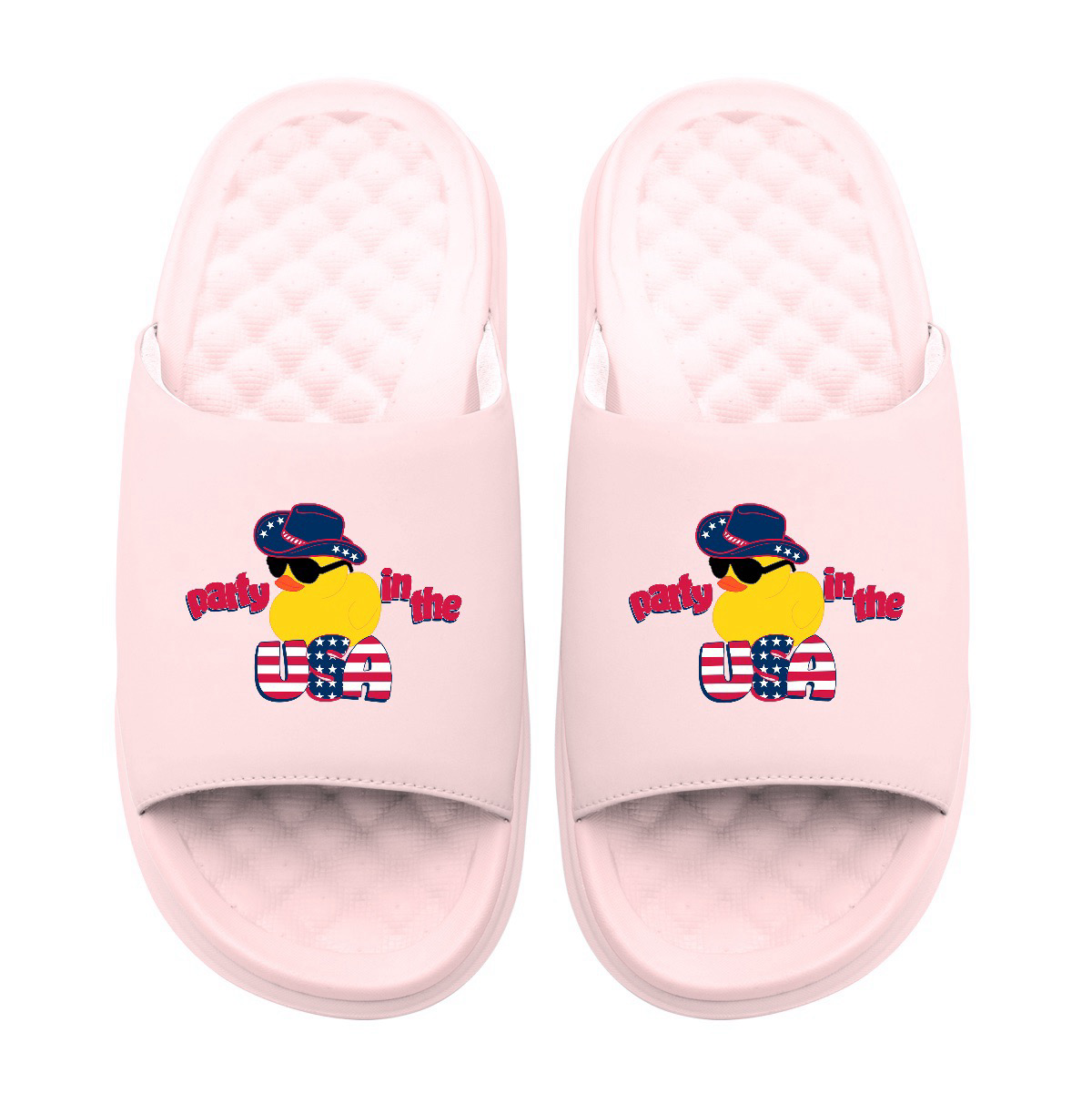 Collection of Party in the USA Rubber Duck Motive in a gallery layout