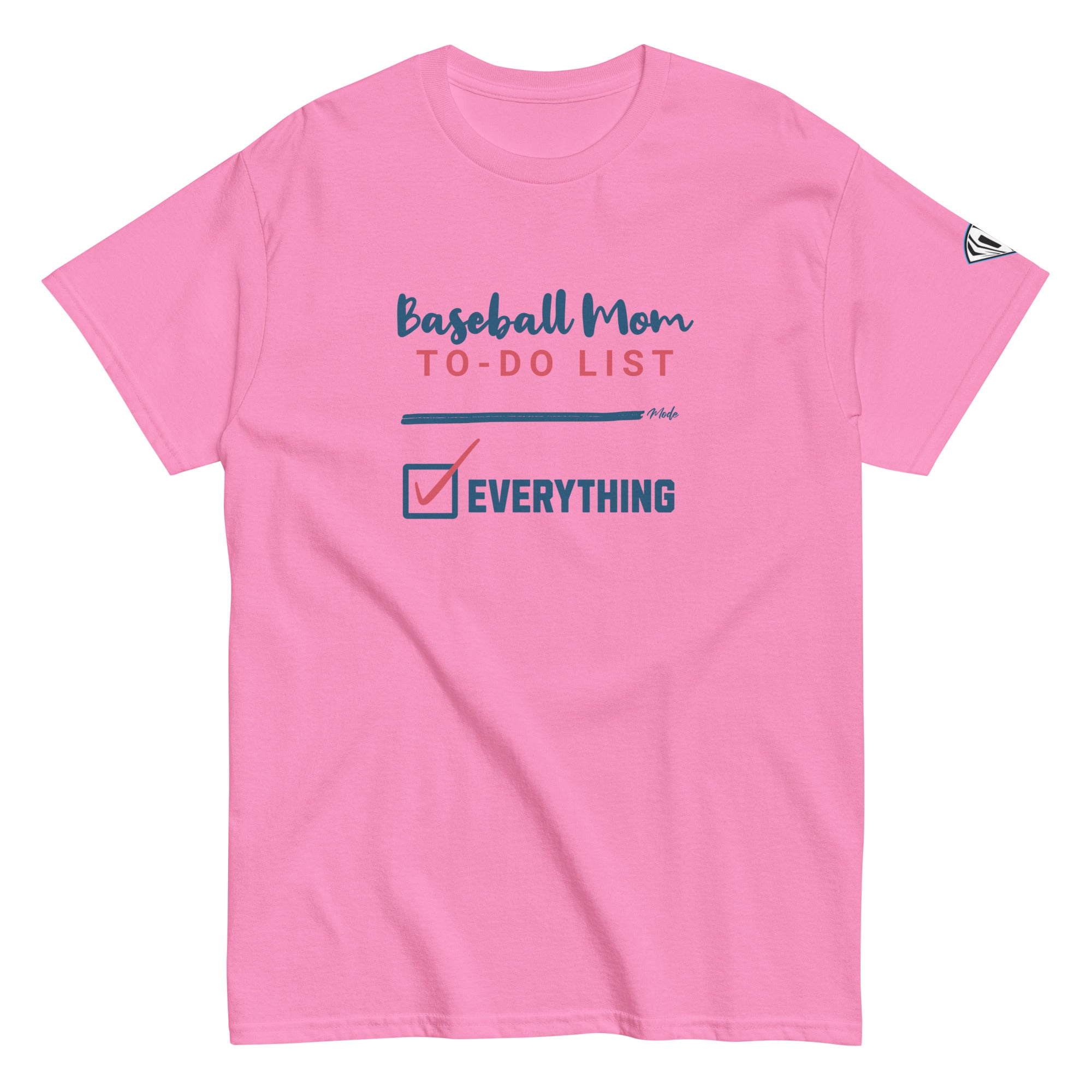 Collection of Baseball Mom To-Do List T-Shirt in a gallery layout