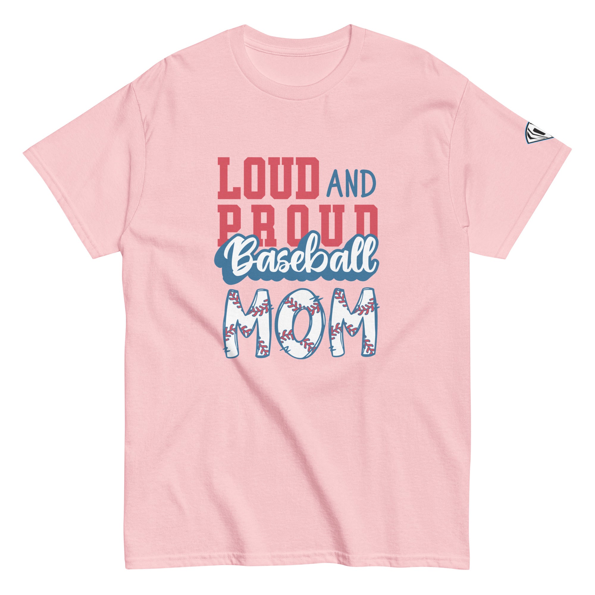 Collection of Loud And Proud Baseball Mom T-Shirt in a gallery layout