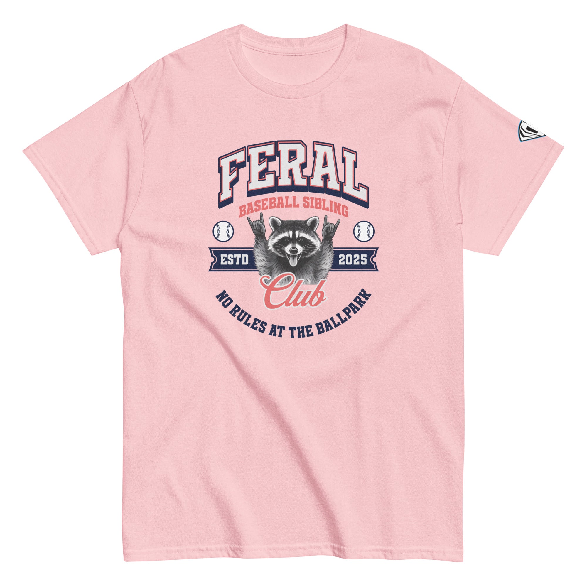 Collection of Feral Baseball Sibling T Shirt in a gallery layout