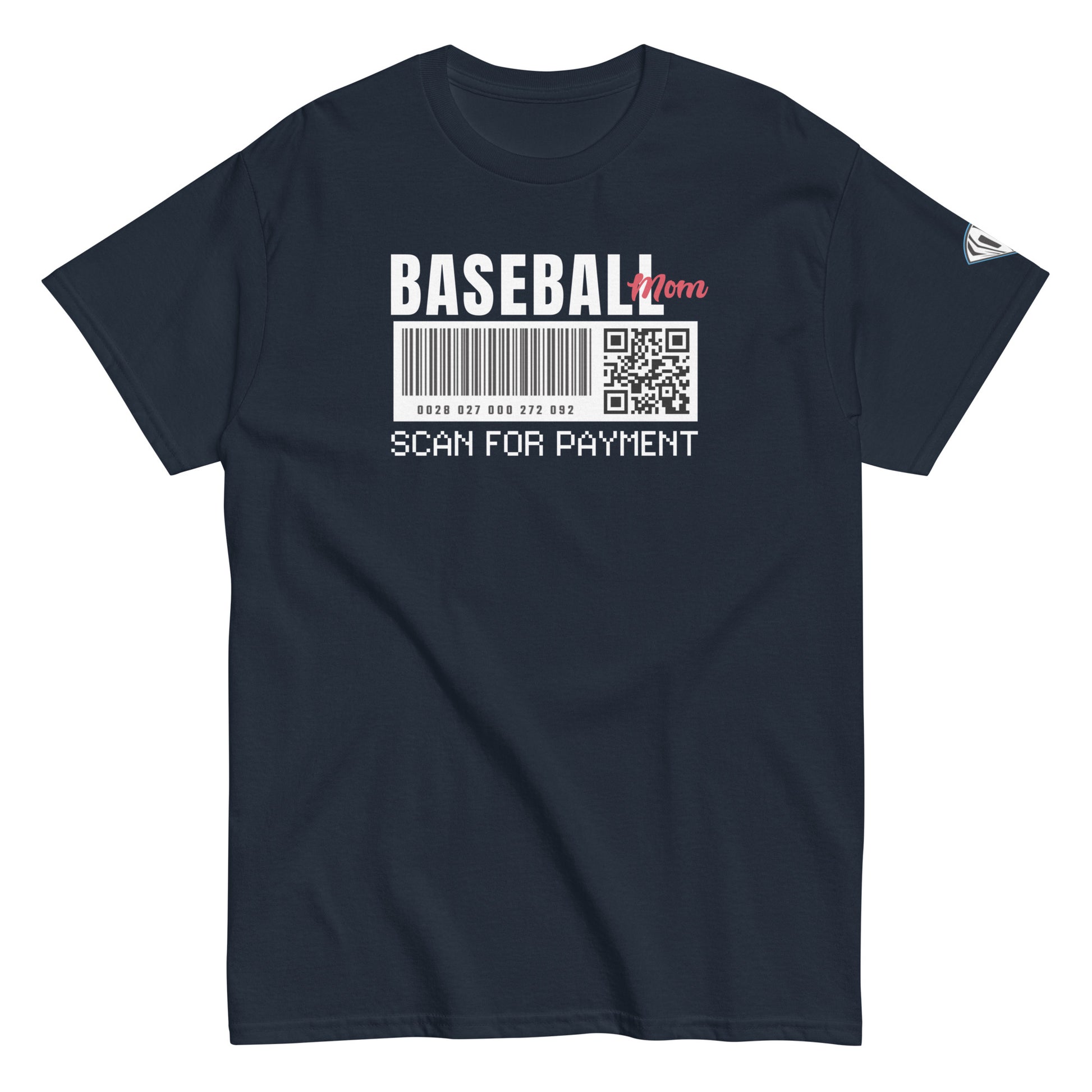 Baseball Mom Barcode T-Shirt