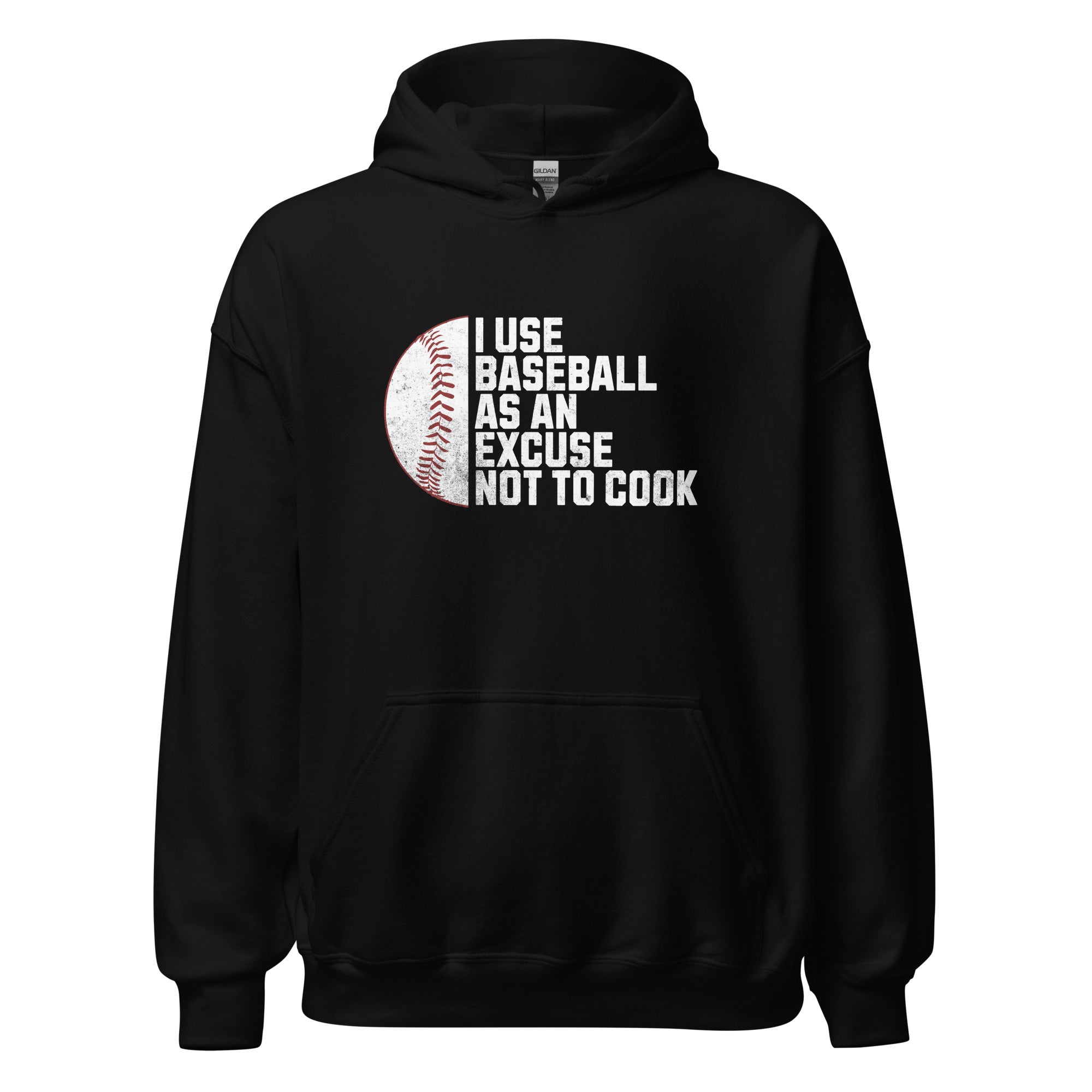 Collection of Baseball Is My Excuse Not To Cook Hoodie in a gallery layout