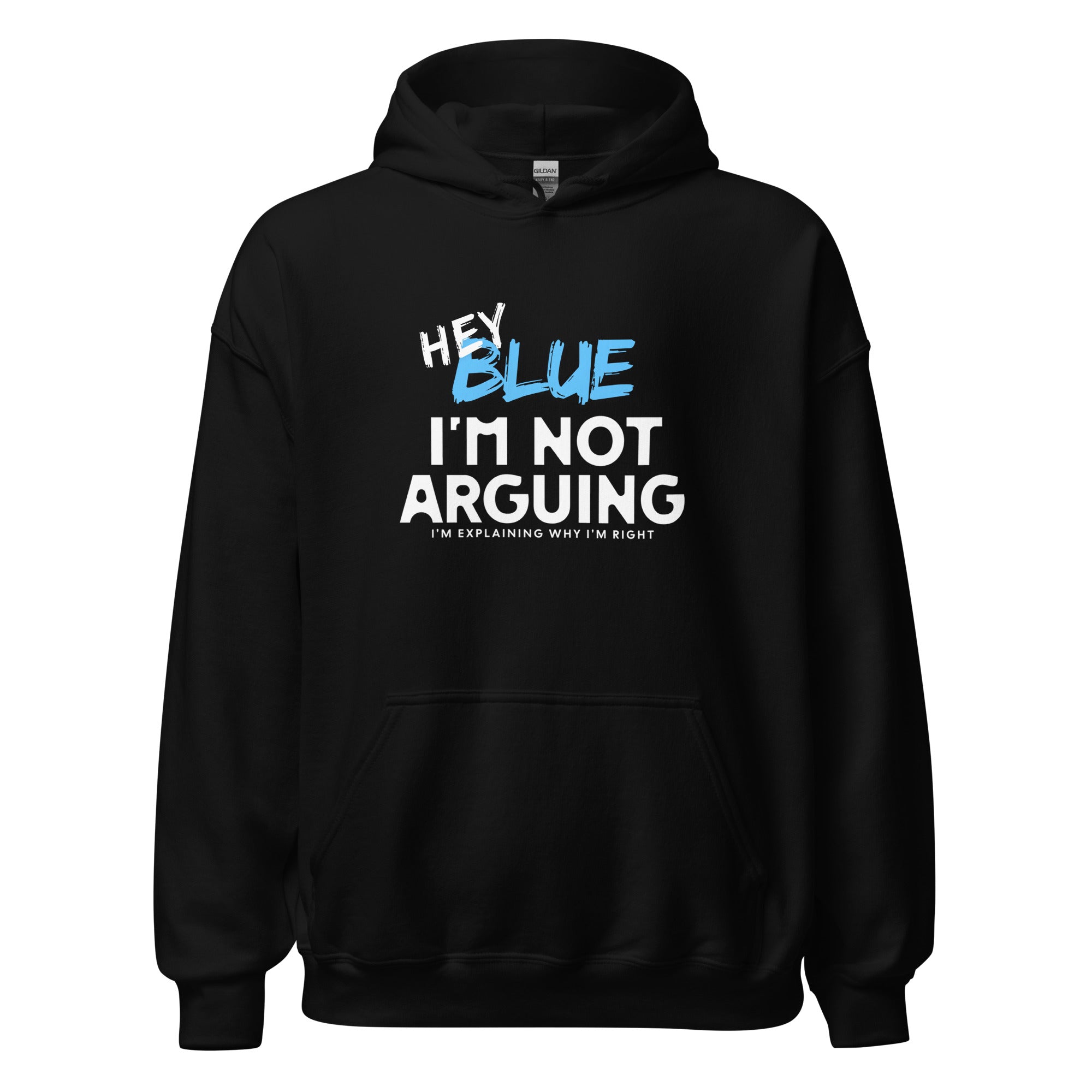Collection of Hey Blue, I'm Not Arguing Hoodie in a gallery layout