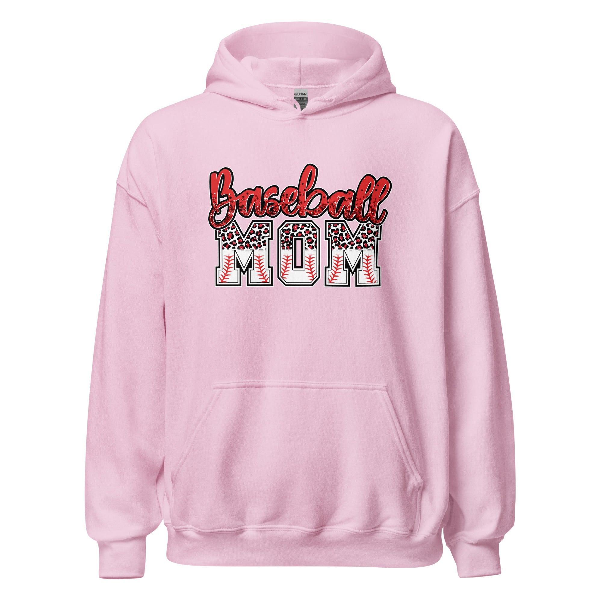 Collection of Baseball Mom Leopard Hoodie in a gallery layout