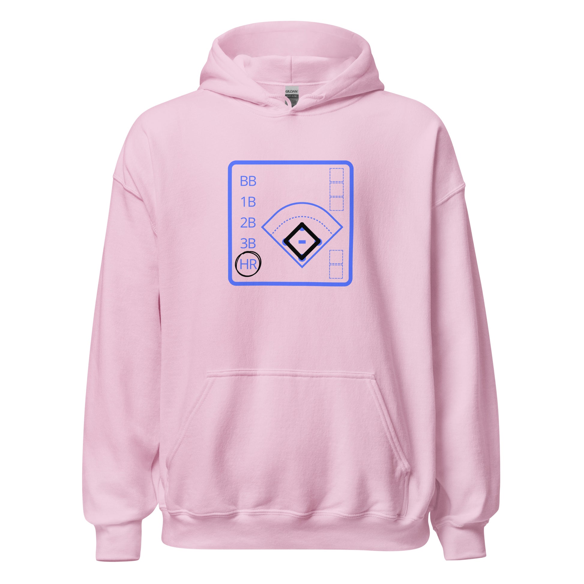 Baseball Scorebook HR Hoodie