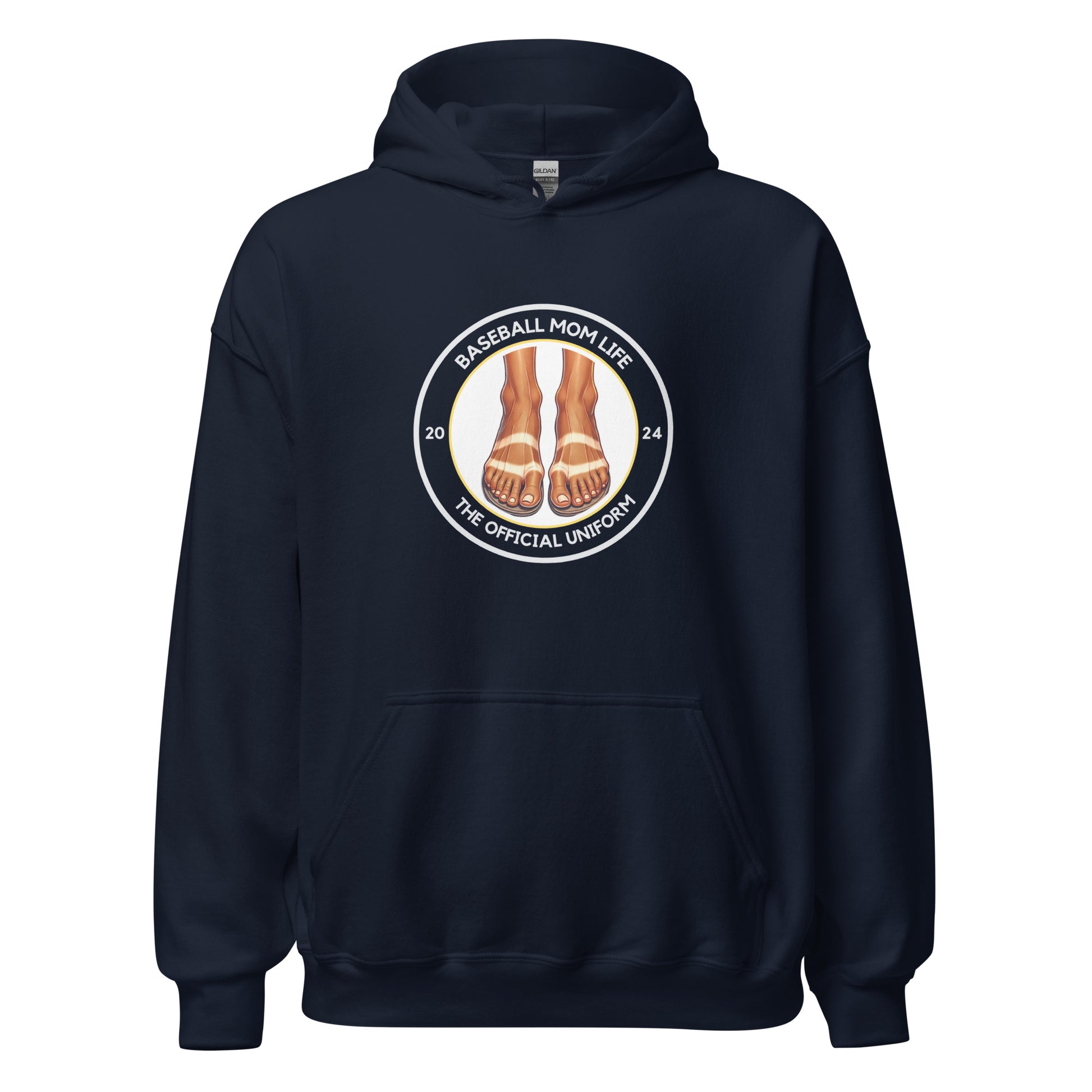 Baseball Mom Tan Line Hoodie