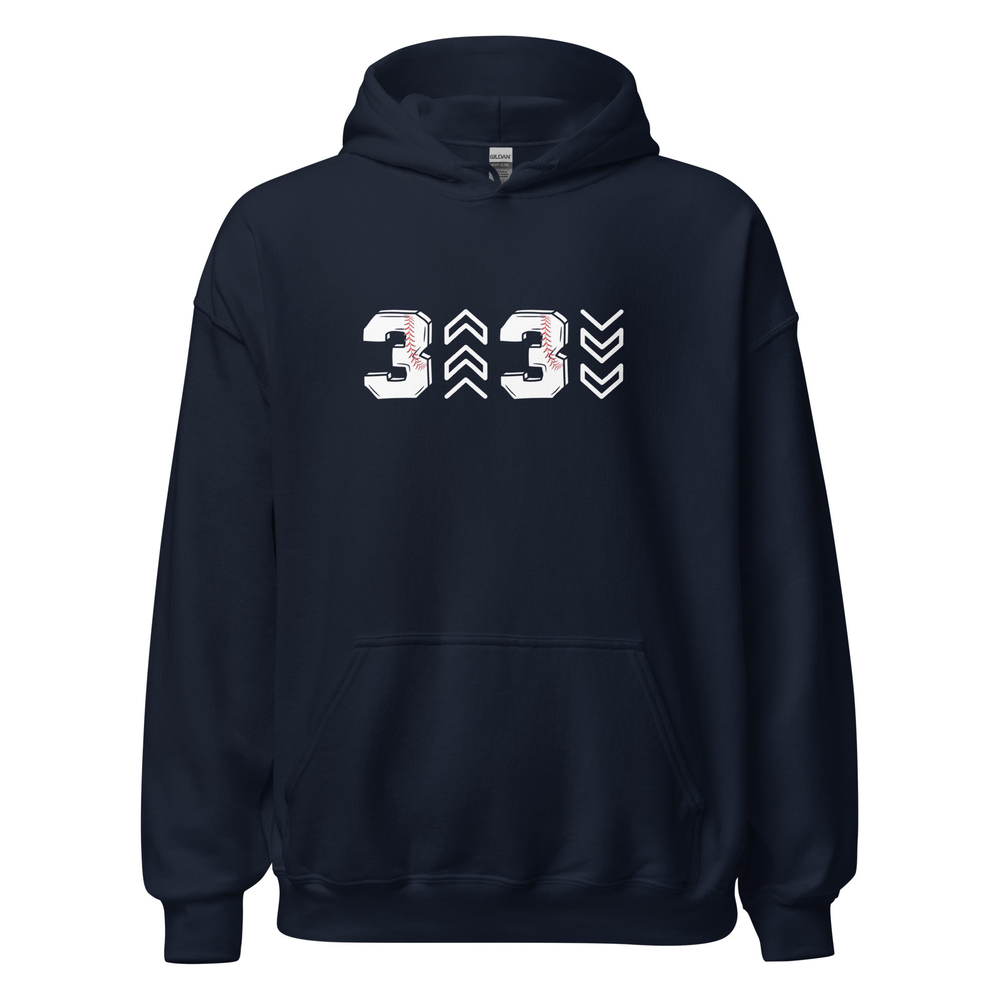 Collection of Three Up Three Down Hoodie in a gallery layout