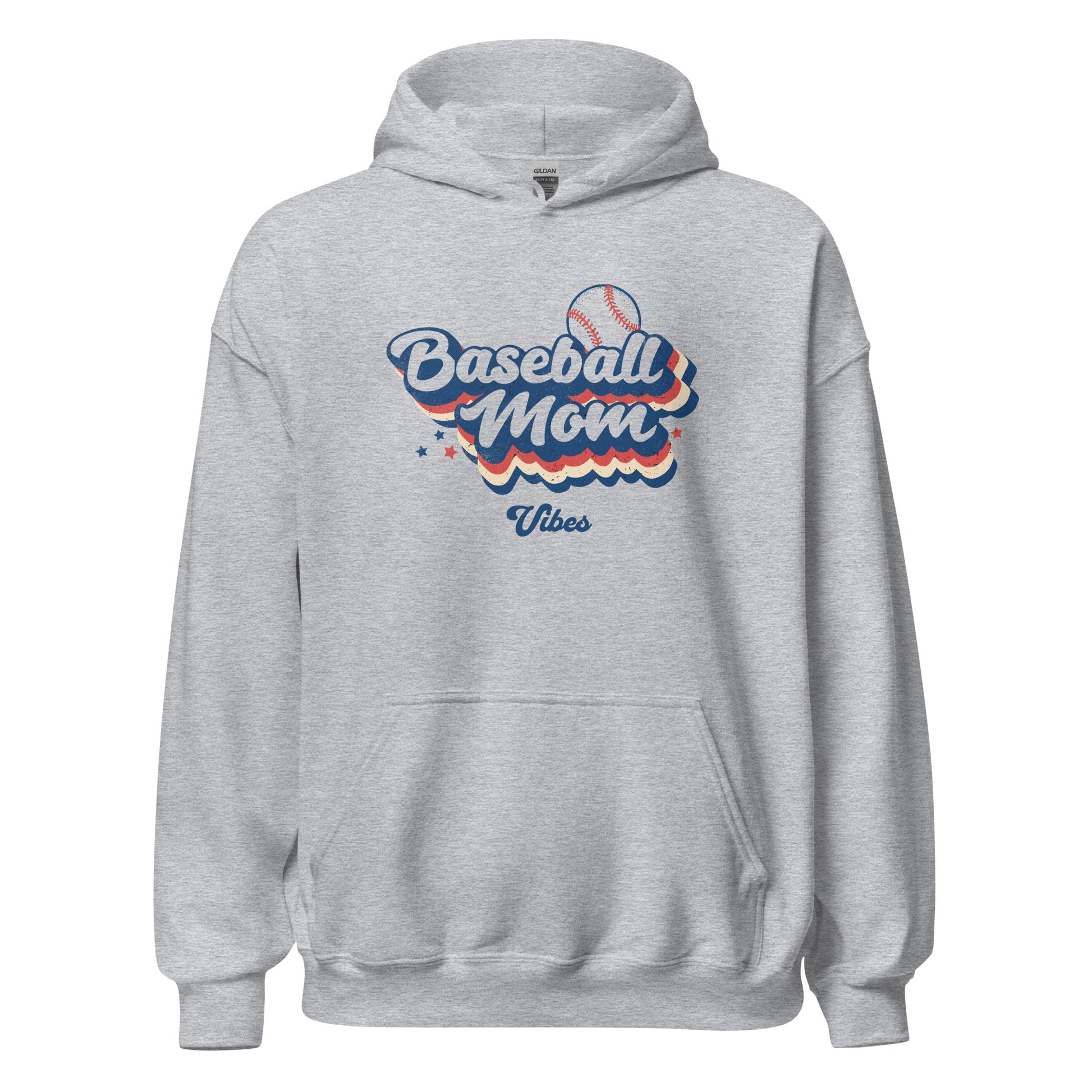 Baseball Mom Retro Hoodie