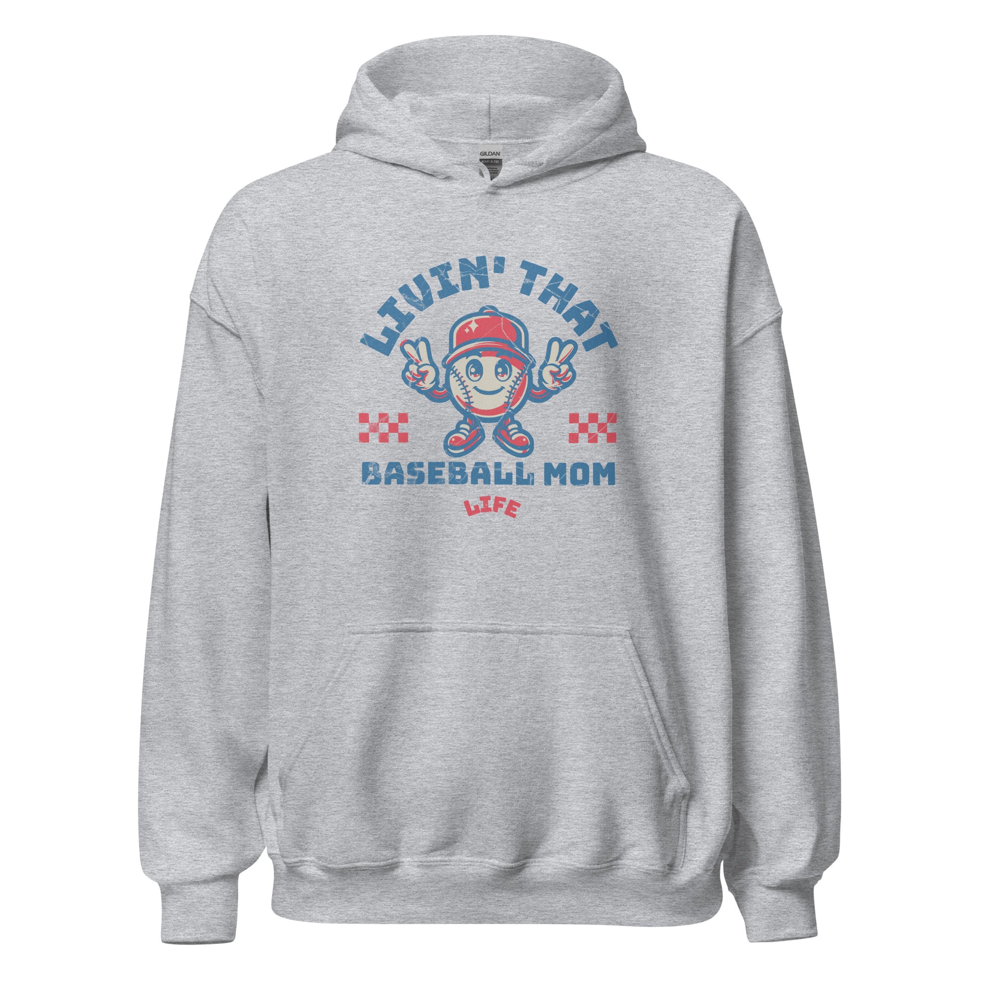 Living That Baseball Mom Life Hoodie