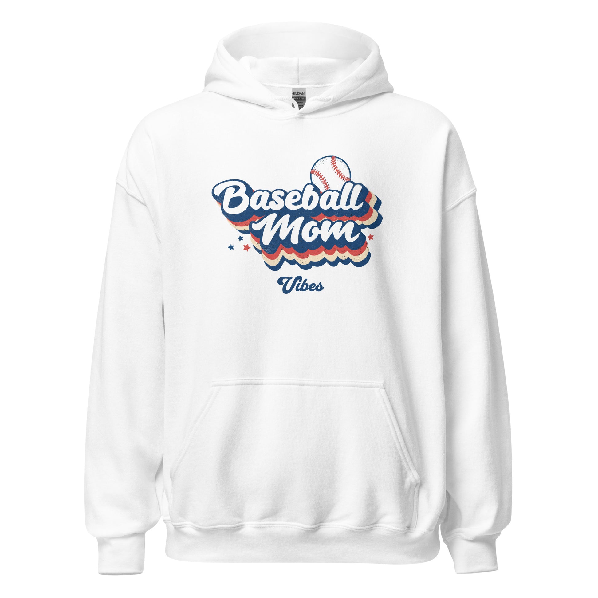 Baseball Mom Retro Hoodie