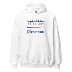 Collection of Baseball Mom To Do List Hoodie in a gallery layout
