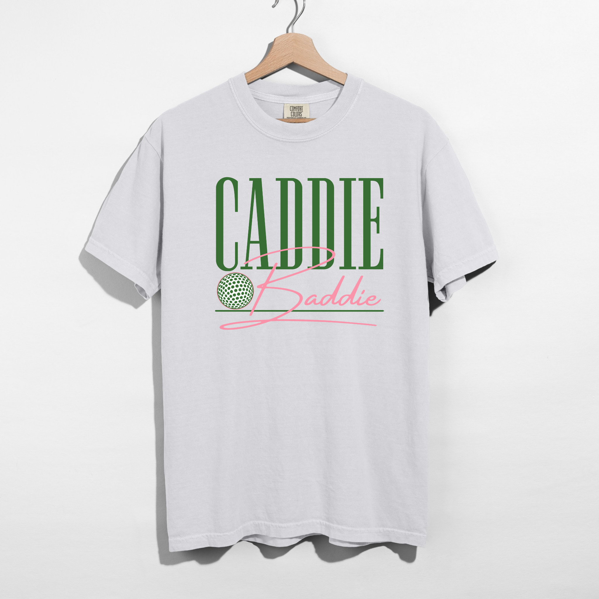 Collection of Caddie Baddie Graphic Tee | Cute Golf Shirt for Women in a gallery layout